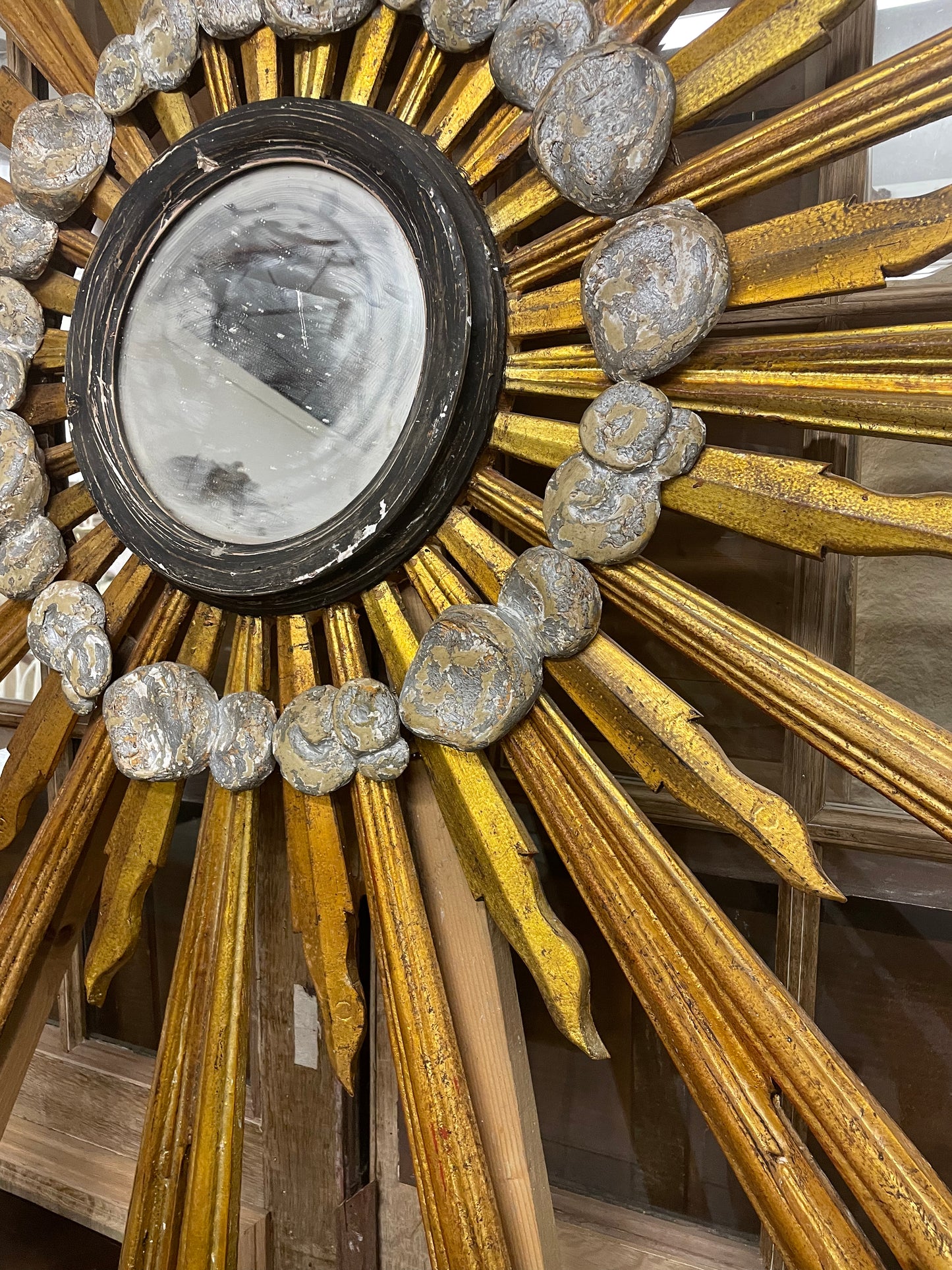 Italian sunburst mirror