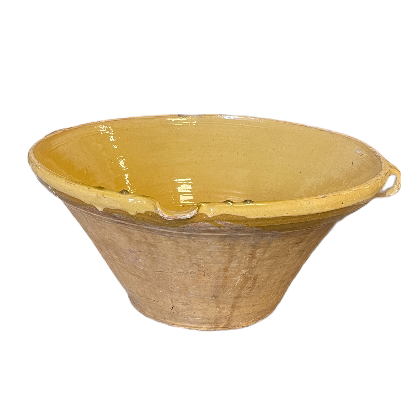 19th c French Terracotta Tian Bowl